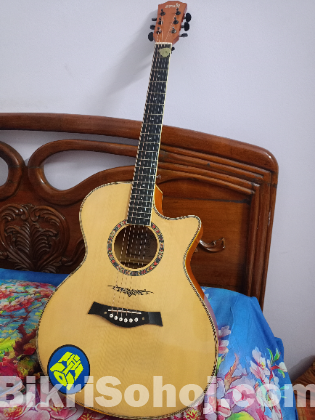 Sandy acoustic guiter